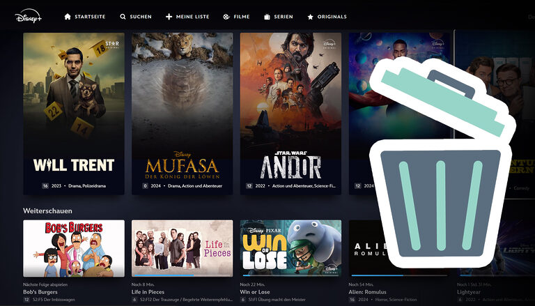Disney+: Endlich könnt ihr Titel aus der „Weiterschauen“-Liste löschen