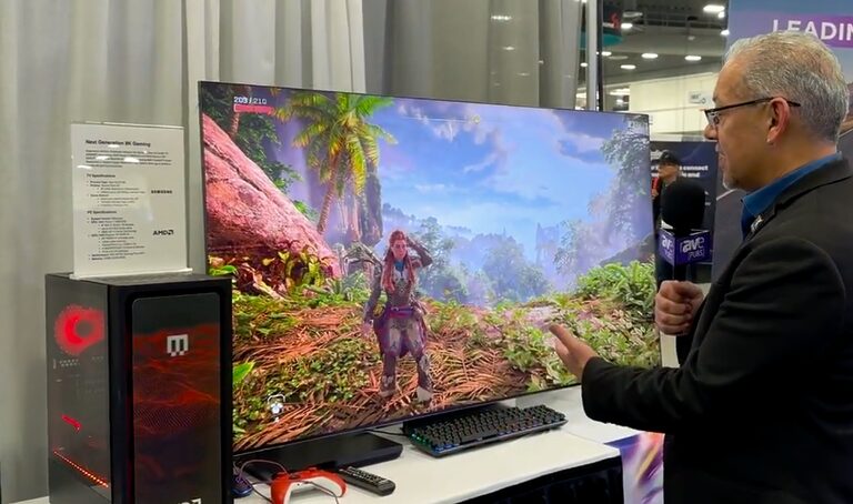 8K-Gaming mit 120 Hz: AMD und Samsung demonstrieren die Technologie