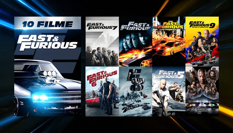 Fast and Furious 10-Film-Collection in Ultra HD für nur 22.99 Euro (+ weitere Filmbundles)