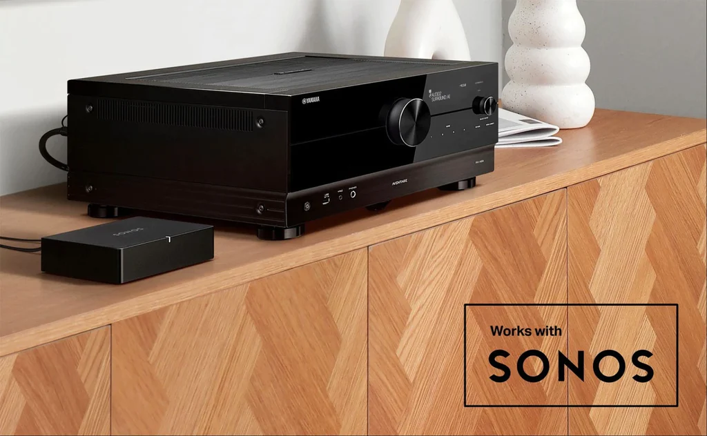 Die AVRs der Reihe Yamaha Aventage sind nun Teil der Reihe "Works with Sonos".