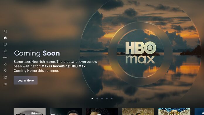 So sieht die Oberfläche von HBO Max aus.