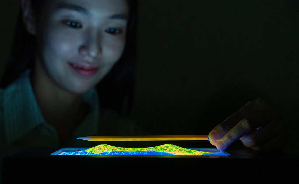 Diese Micro LEDs können sich dreidimensional verformen.