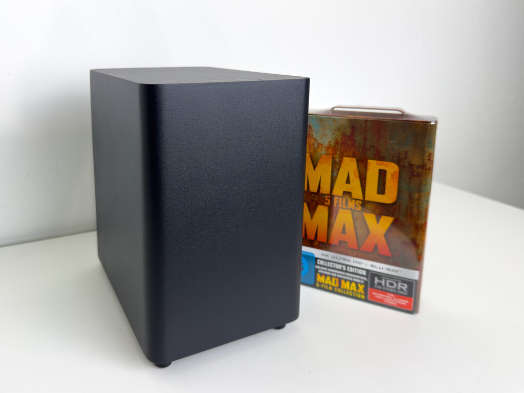 Der Subwoofer: Nicht gerade ein Riese