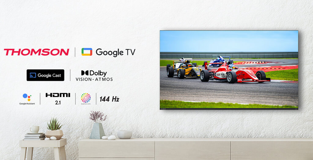 Der Thomson QLED Pro mit 100 Zoll gibt sich preislich aggressiv.