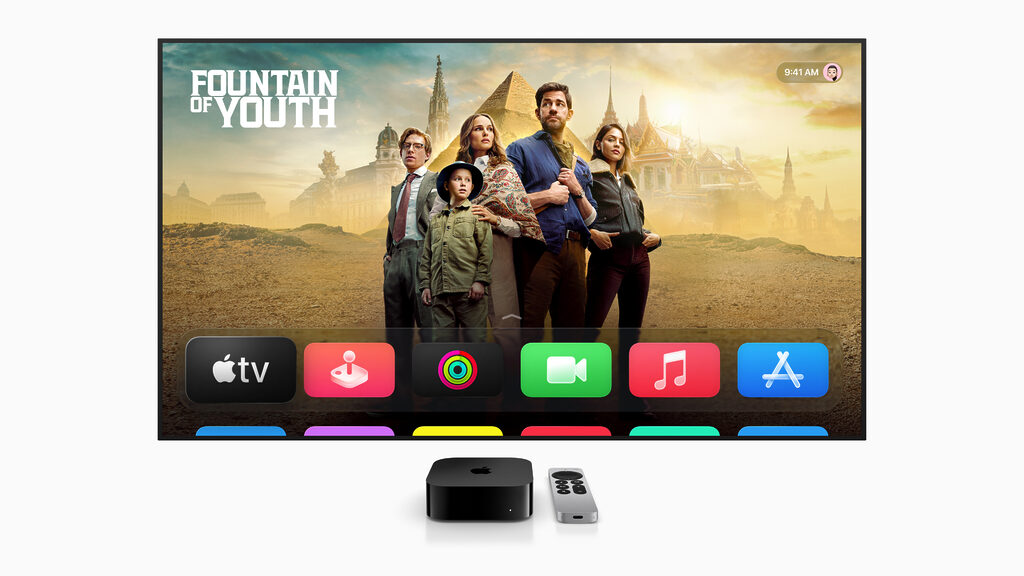 tvOS 26 führt "Liquid Glass" auf dem Apple TV 4K ein.