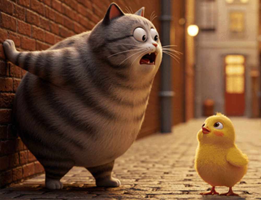 Die Animationsserie "Cat Biggie" ist komplett per KI entstanden.