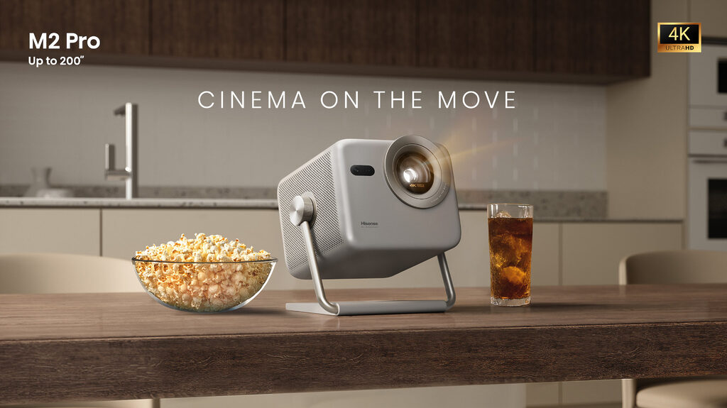 Der neue Mini-Laser-Beamer Hisense M2 Pro.