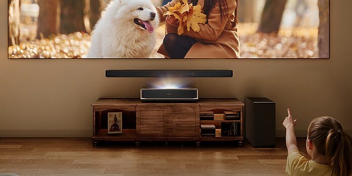 Der Hisense PT1 ist ein neuer Heimkino-Beamer für 2.499 Euro.