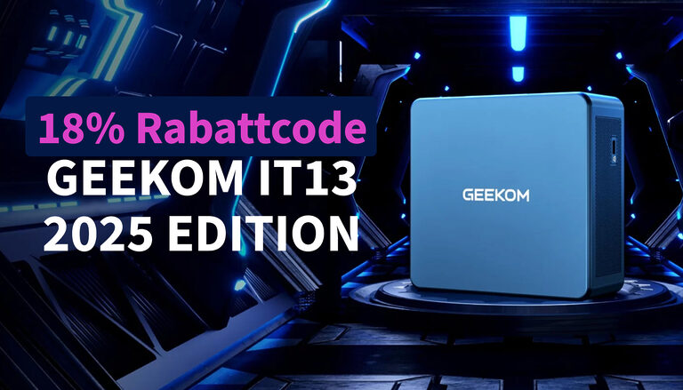 18 Prozent sparen mit diesen Rabattcodes für den Geekom IT13 Mini PC 2025-Edition