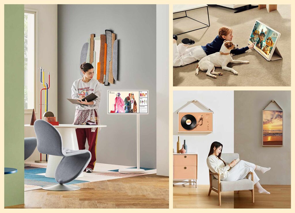 Der LG StanbyME 2 lässt sich flexibel aufstellen.