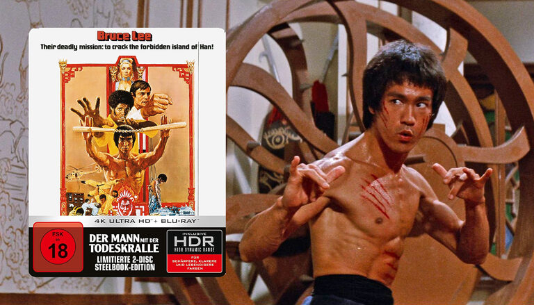 Neues 4K Steelbook zu Bruce Lees „Der Mann mit der Todeskralle“