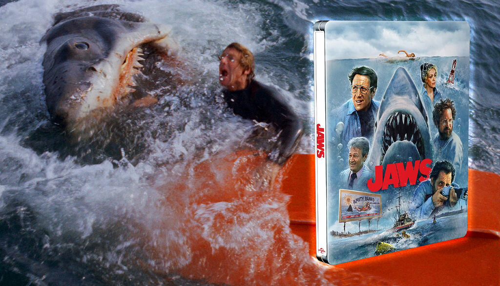 "Der weiße Hai" im limitierten 4K Blu-ray Steelbook zum 50-jährigen Kinodebüt!