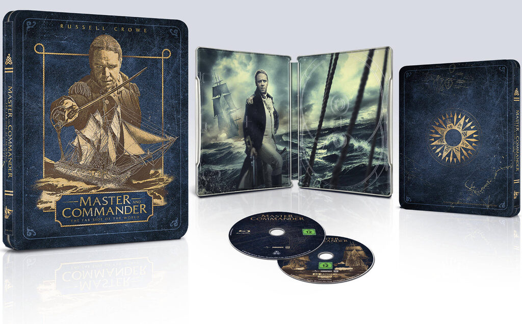 Detailansicht des "Master and Commander" 4K Ultra HD Blu-ray Steelbooks