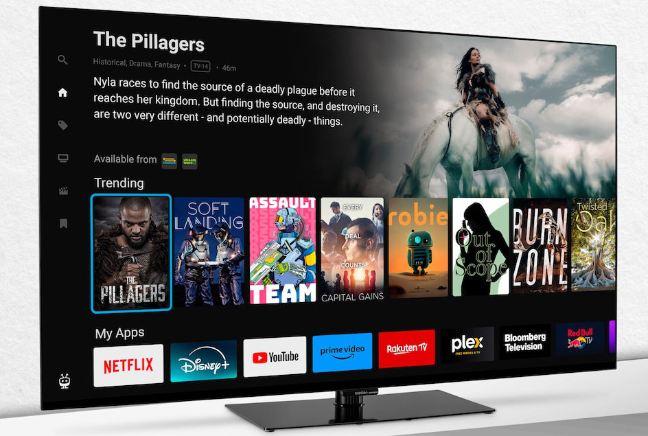 Die OLED-TVs setzen auf TiVo als Plattform.