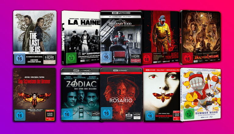 Viele Neuankündigungen auf 4K Blu-ray: Zodiac, Sweeney Todd, Das Schweigen der Lämmer uvm.