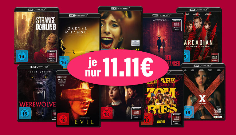 Nur Heute: ausgewählte Horrorfilme auf 4K Blu-ray für je nur 11.11 Euro kaufen!