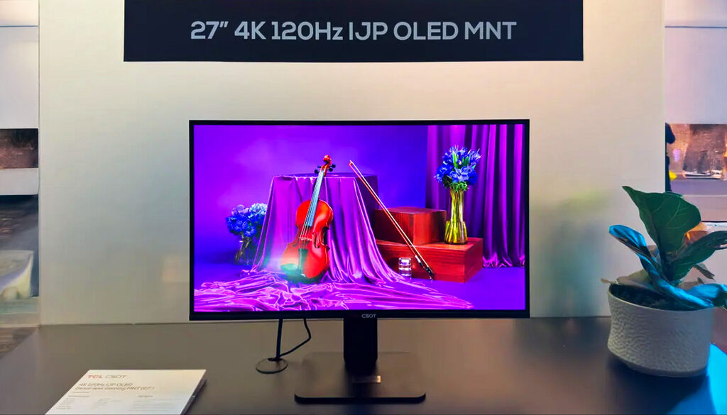 TCL CSOT verschiebt offenbar die Massenproduktion "gedruckter" OLEDs.