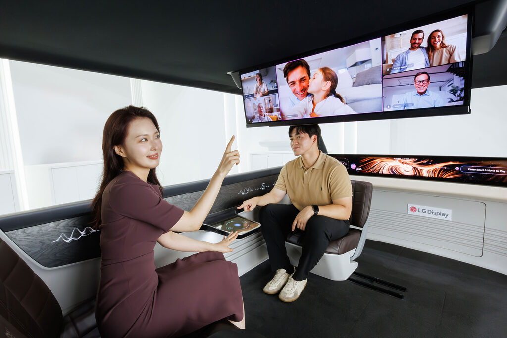 LG Display macht sich auch in Fahrzeugen breit.