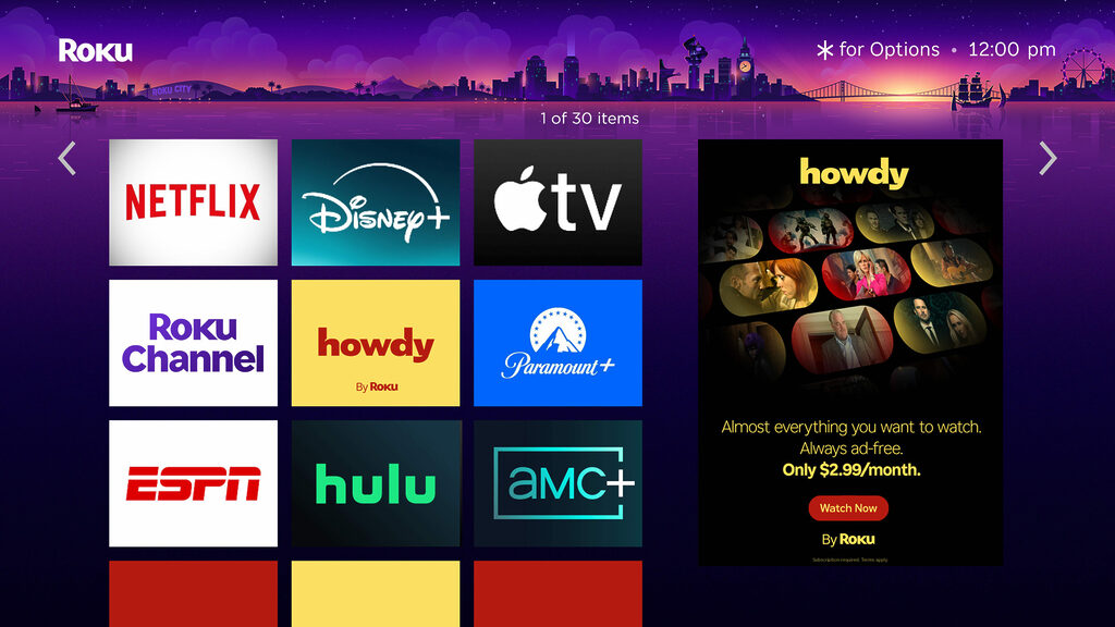 Mit Howdy schickt Roku einen neuen Streaming-Dienst ins Rennen.