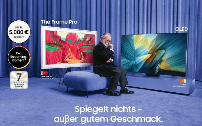 Samsung hat eine neue Cashback-Aktion auf Neo QLED, OLED und The Frame gestartet.