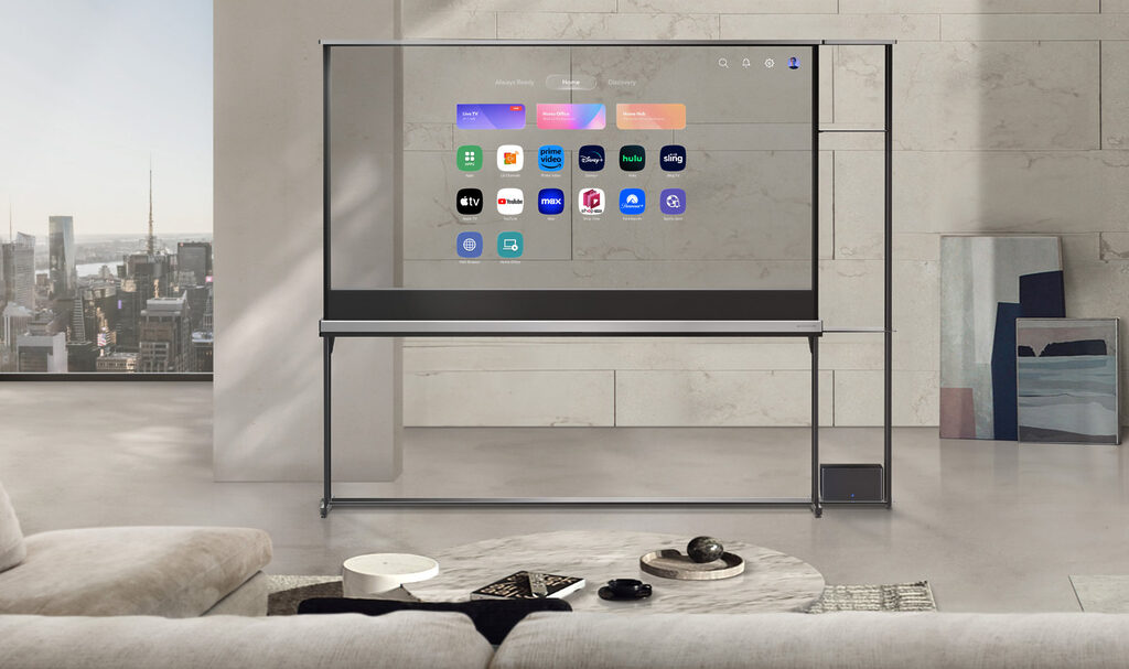 Der LG Signature OLED T verwendet webOS als Betriebssystem.