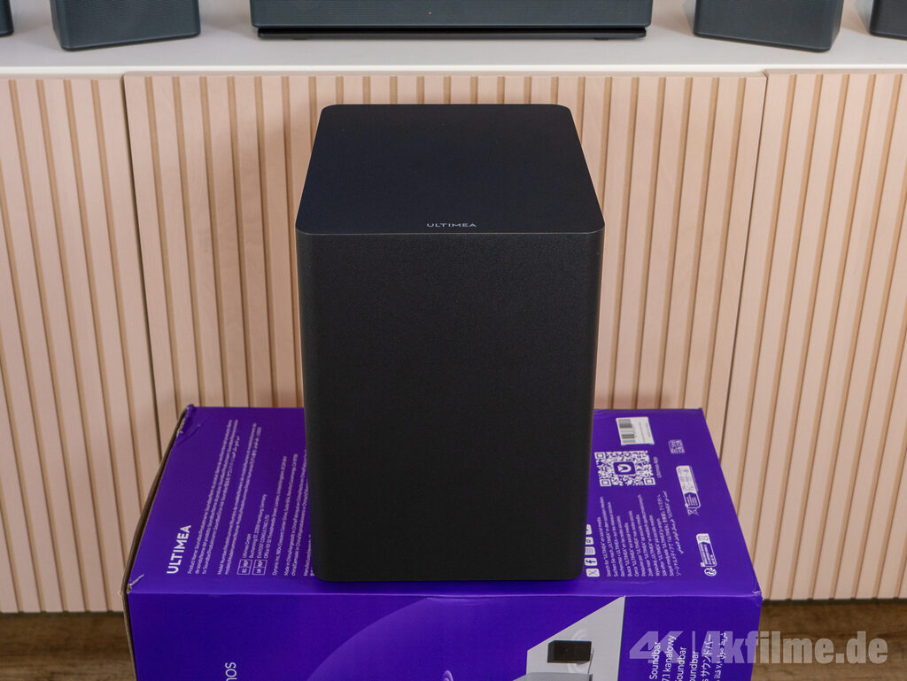 Der Neue Subwoofer mit 6.5 Zoll und 18L Volumen liefert ein Bass-Upgrade gegenüber dem Vorgänger (ohne Boom)