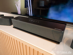 Die Soundbar der Poseidon D80 Boom in der Perspektive