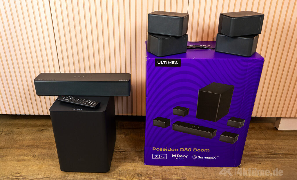 Im Test: Die Ultimea Poseidon D80 Boom Dolby-Atmos-Soundbar mit verbessertem Subwoofer