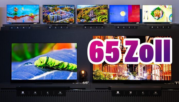 Die 10 besten 65-Zoll-Fernseher 2025: Vom günstigen Einstieg zum High-End-TV