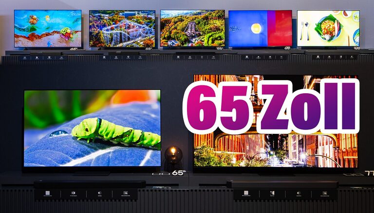 Die 10 besten 65-Zoll-Fernseher 2025: Testsieger & Preis-Leistungs-Tipps im Überblick