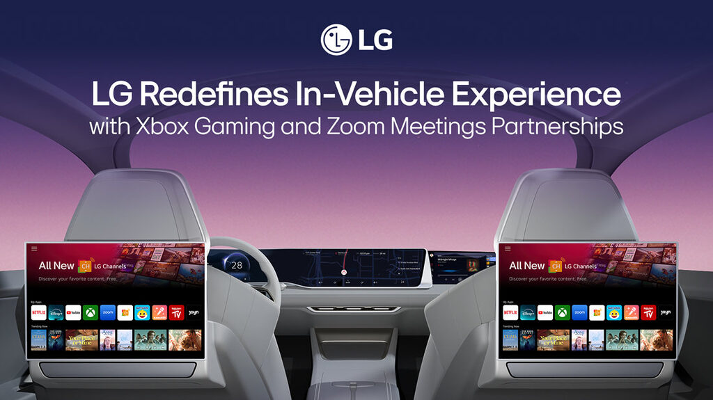 LG bringt das Xbox-Gaming ins Auto.