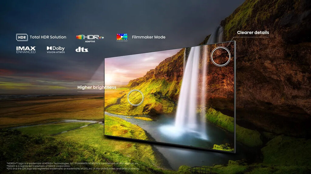 Breite Unterstützung etablierter und neuer Standards inkl. Dolby Vision IQ, HDR10+ Adaptive oder den Filmmaker Mode