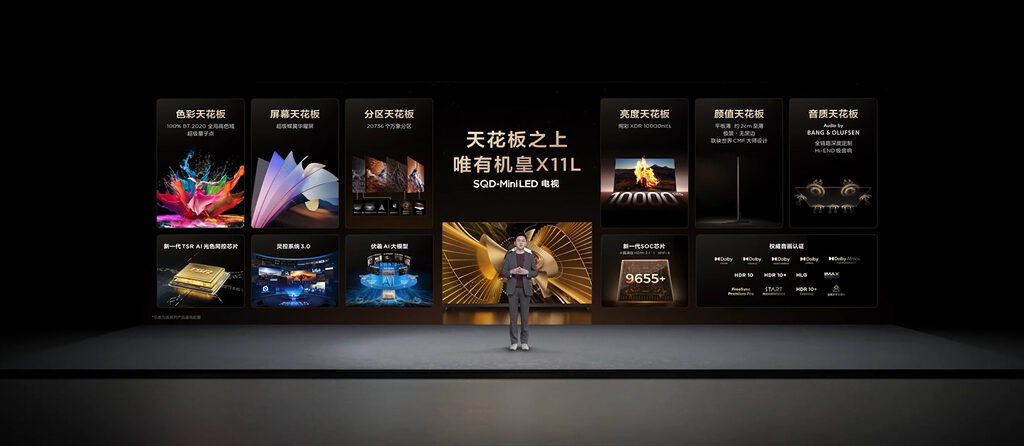 Die komplette Übersicht aller Features des TCL X11L SQD-Mini-LED-TVs