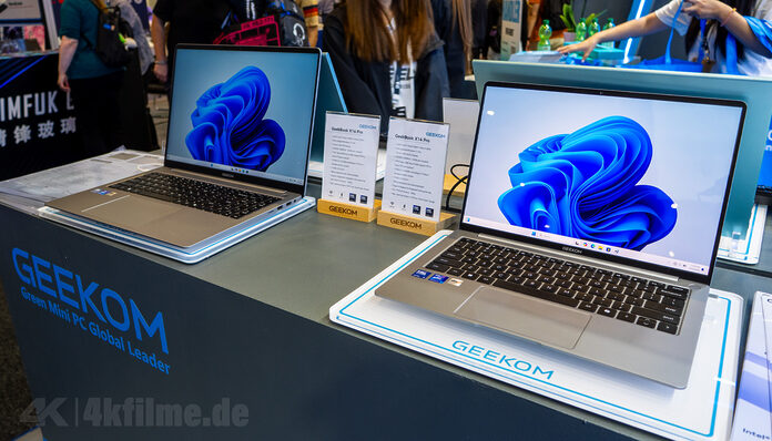 Drei Neuheiten von Geekom auf der IFA 2025: Der A9 Mega und zwei Laptops (GeekBook X14 Pro & GeekBook X16 Pro)