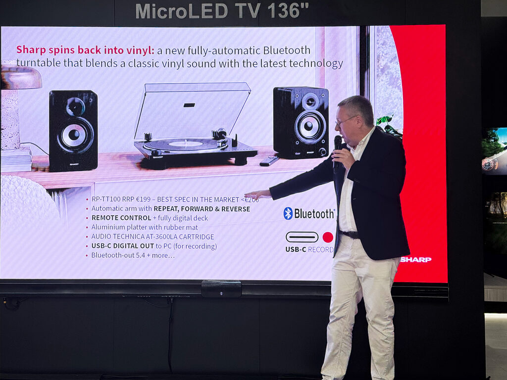 Die offizielle Vorstellung des Sharp RP-TT100 mit all seinen Key-Features