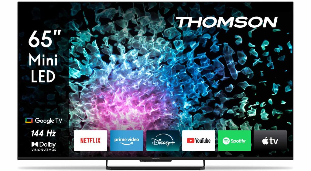 Die neuen Mini-LED-TVs von Thomson setzen auf Google TV.