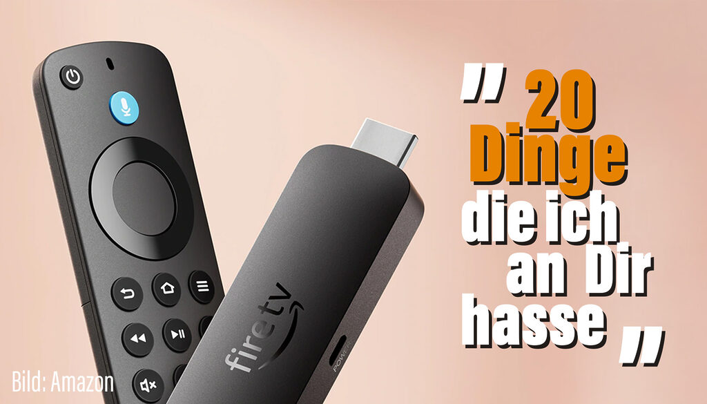 20 Funktionen auf dem Fire TV Stick 4K Select fehlen oder sind schlechter als bei den Vorgänger-Modellen.