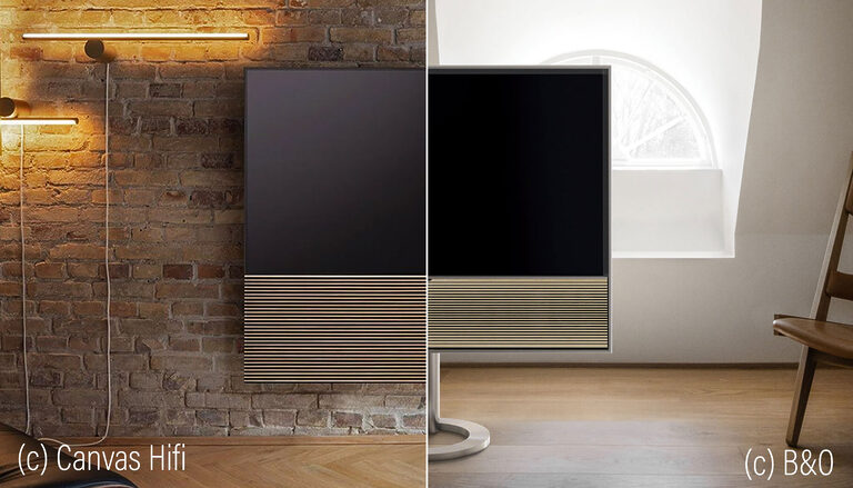Bang & Olufsen verklagt Samsung & Canvas: Streit um „HiFi Frame“-Design