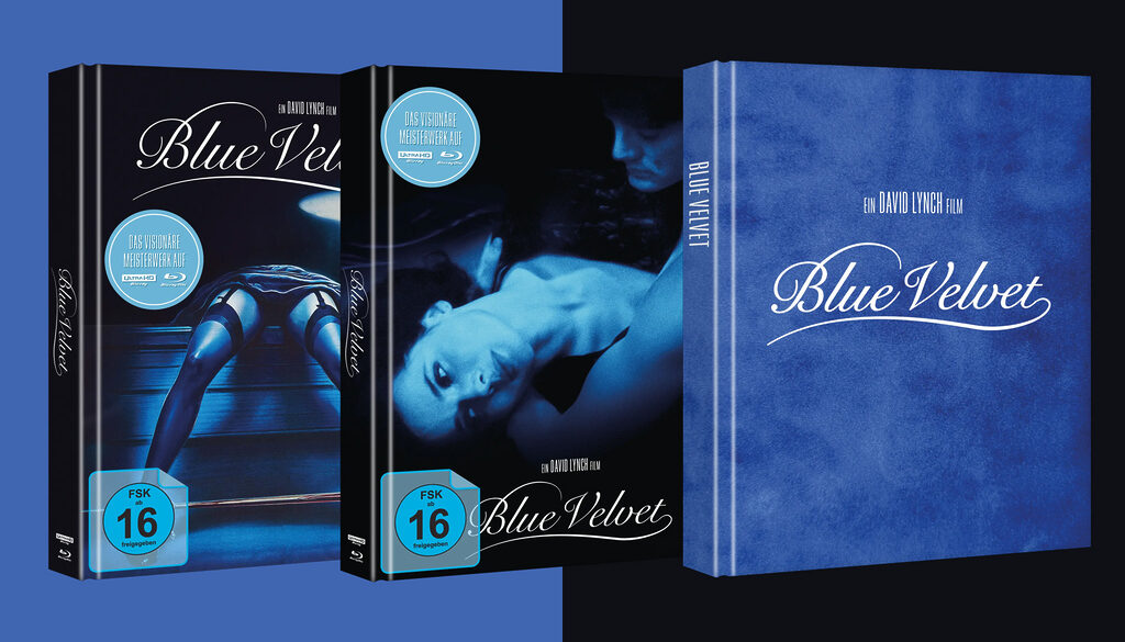 David Lynchs Thriller "Blue Velvet" erscheint in drei limitierten Mediabook-Varianten auf 4K Ultra HD Blu-ray.