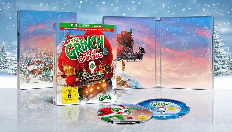 „Der Grinch“ mit Jim Carrey erscheint im November 2025 im 4K Blu-ray Steelbook