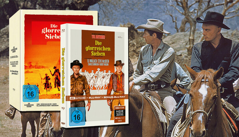 „Die glorreichen Sieben“ (1960) erscheinen erstmals auf 4K Blu-ray inkl. einer Collectors Edition (2.000 Exemplare)