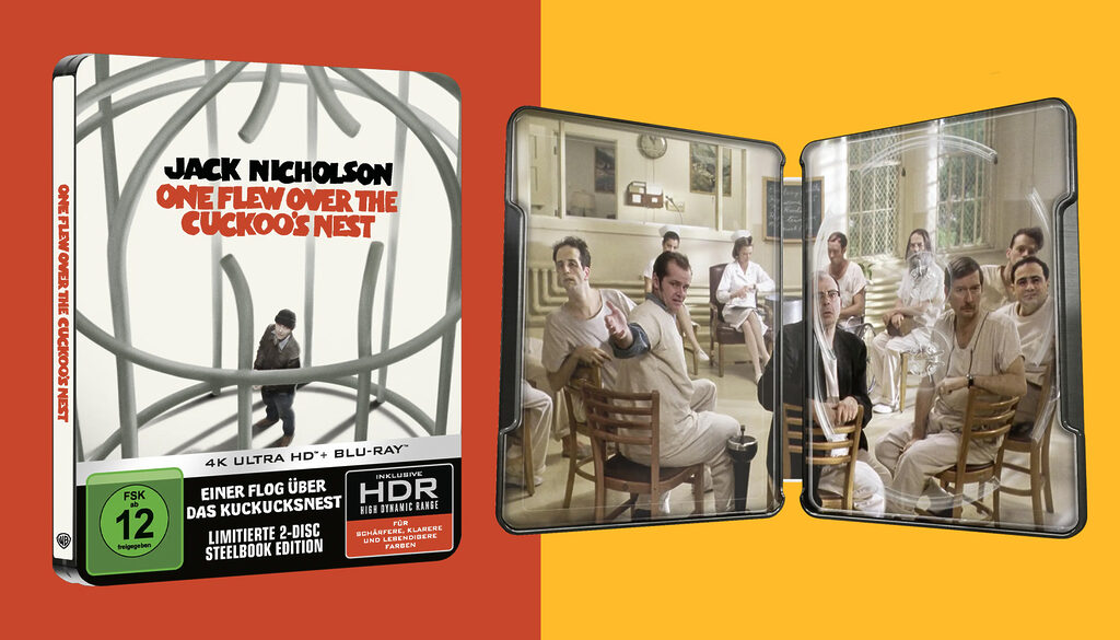 Jetzt vorbestellbar: Einer flog über das Kuckucksnest im 4K Blu-ray Steelbook