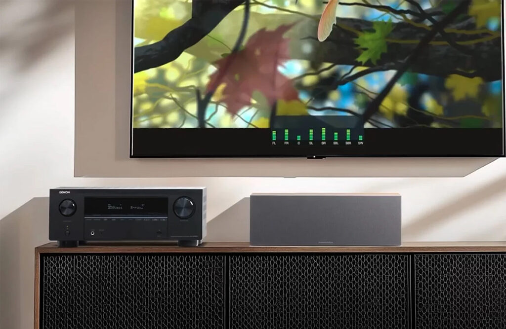 Neu ist beim Denon AVC-X2850H unter anderem die Kanalpegelanzeige in Echtzeit direkt auf dem TV (OSC) 