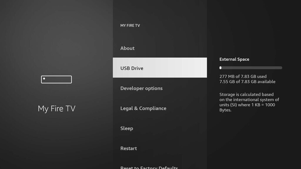 Der interne Speicher kann auch nicht mit externen USB-Speichern erweitert werden.