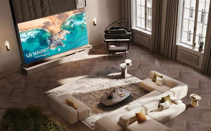 Der LG Magnit mit aktiver Matrix soll technisch beeindrucken.
