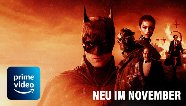 Amazon Prime Video im November 2025: Neuheiten mit zahlreichen Blockbustern (The Batman)