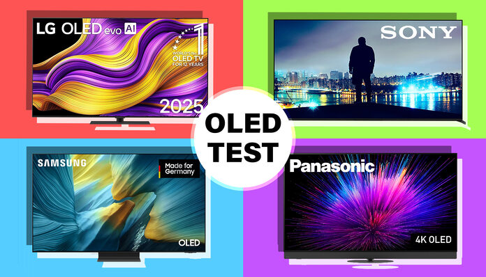 Der zweite große OLED-Vergleichstest 2025 kommt zum gleichen Ergebnis: Der Samsung S95F und Sony Bravia 8 II sind besser als der Panasonic Z95B und LG G5