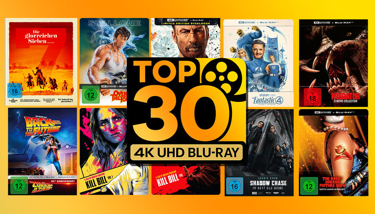 Top 30: Das sind die beliebtesten Film-Vorbesteller auf 4K UHD Blu-ray