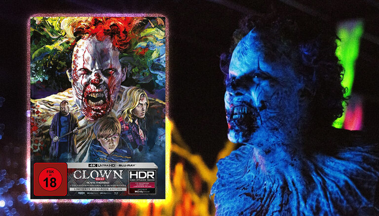 Turbine veröffentlicht Horrorschocker „Clown“ im limitierten 4K Mediabook + Special-Edition