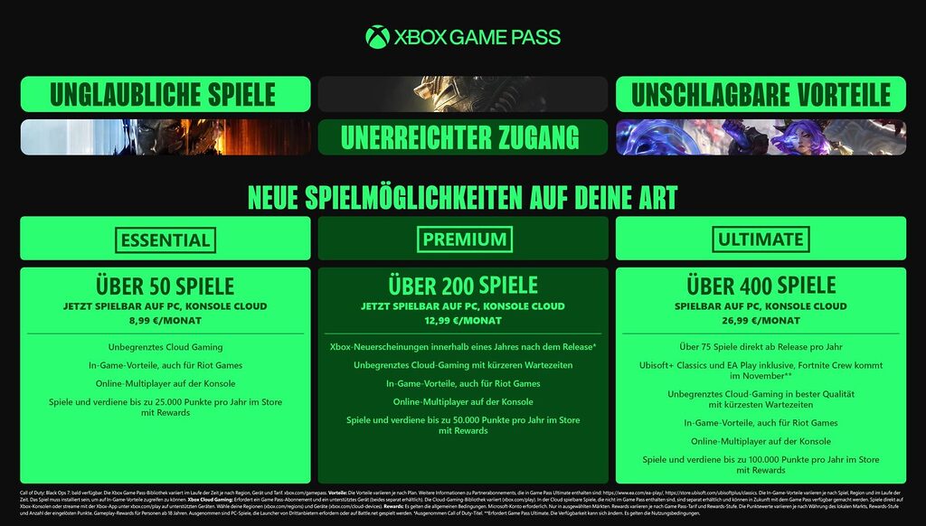 Microsoft hat den Xbox Game Pass neu aufgestellt - und die Preise erhöht.